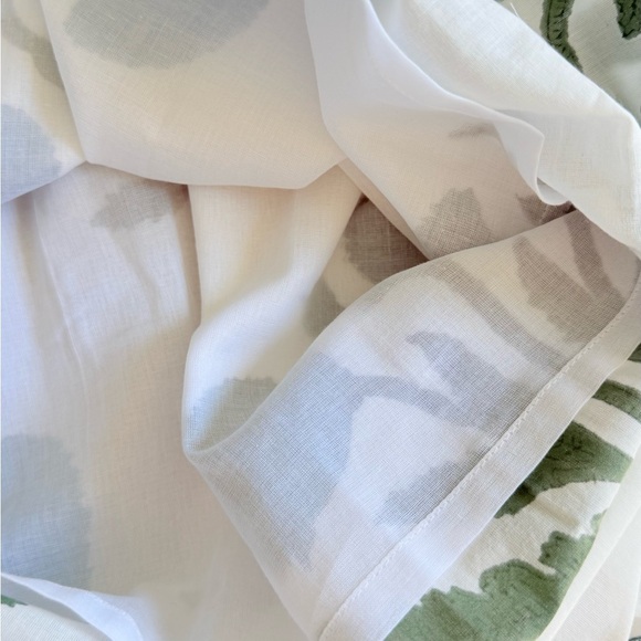 Indigo by boutin The poppy floral midi dress short puff sleeves size M - Picture 7 of 13